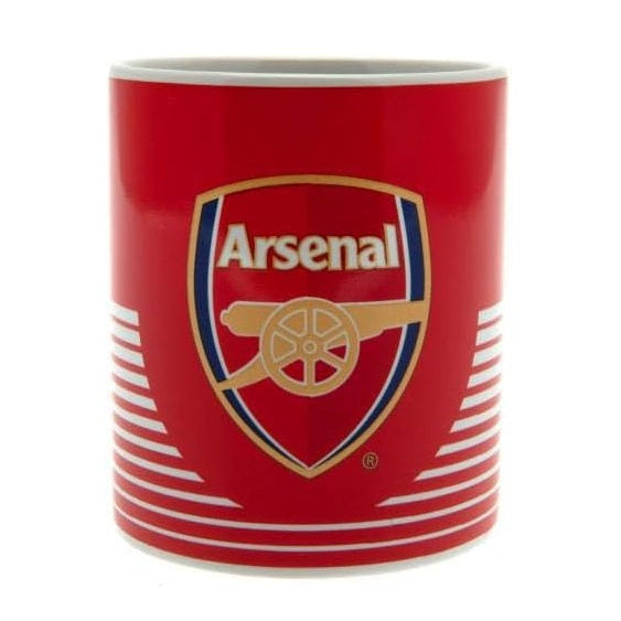 arsenal fc linear ceramic mug